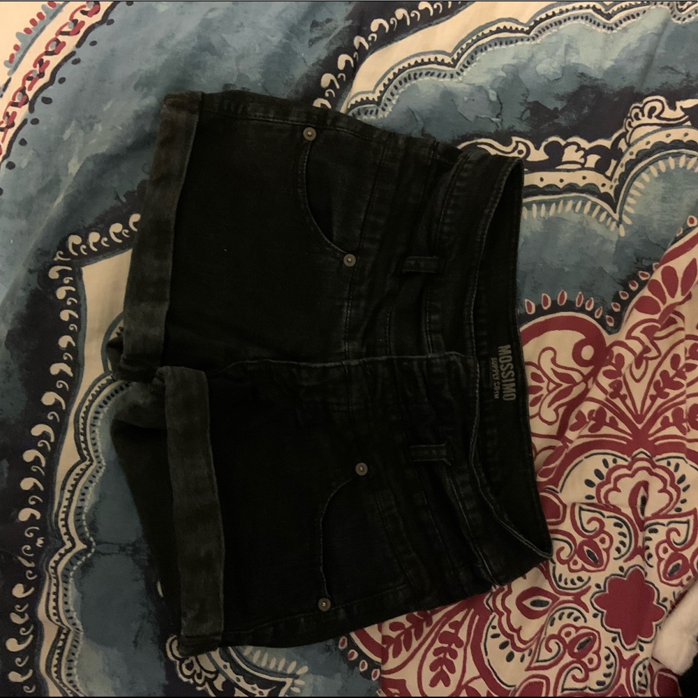 Dark jean shorts